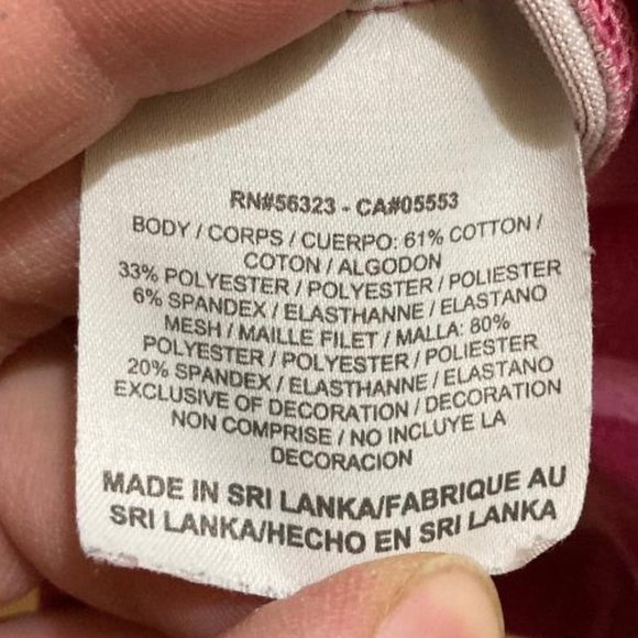 Nike Women's Pink 'Just Do It' Pattern Work Out Tank Top Built In Bra Size Small - Picture 6 of 7